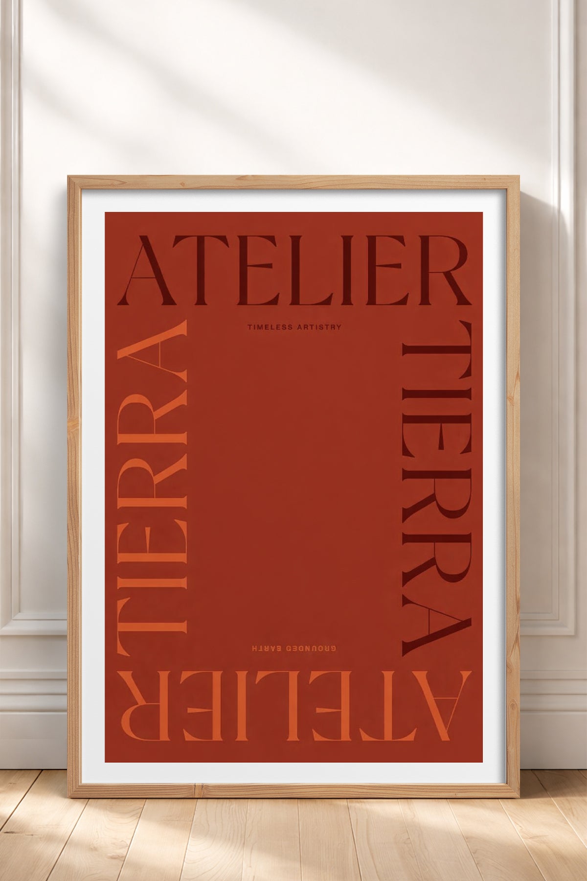 HOMEPACK Ahşap Çerçeveli Tablo Çerçeveli Poster Sanatsal Modern Duvar Dekoru BEK-8415