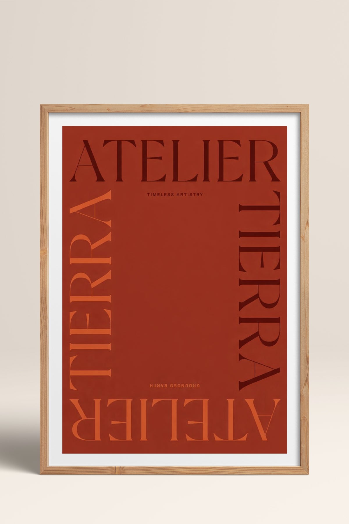 HOMEPACK Ahşap Çerçeveli Tablo Çerçeveli Poster Sanatsal Modern Duvar Dekoru BEK-8415