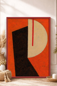 HOMEPACK Ahşap Çerçeveli Tablo Çerçeveli Poster Sanatsal Modern Duvar Dekoru BEK-8416