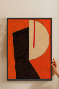 HOMEPACK Ahşap Çerçeveli Tablo Çerçeveli Poster Sanatsal Modern Duvar Dekoru BEK-8416