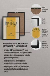 HOMEPACK Ahşap Çerçeveli Tablo Çerçeveli Poster Sanatsal Modern Duvar Dekoru BEK-8418