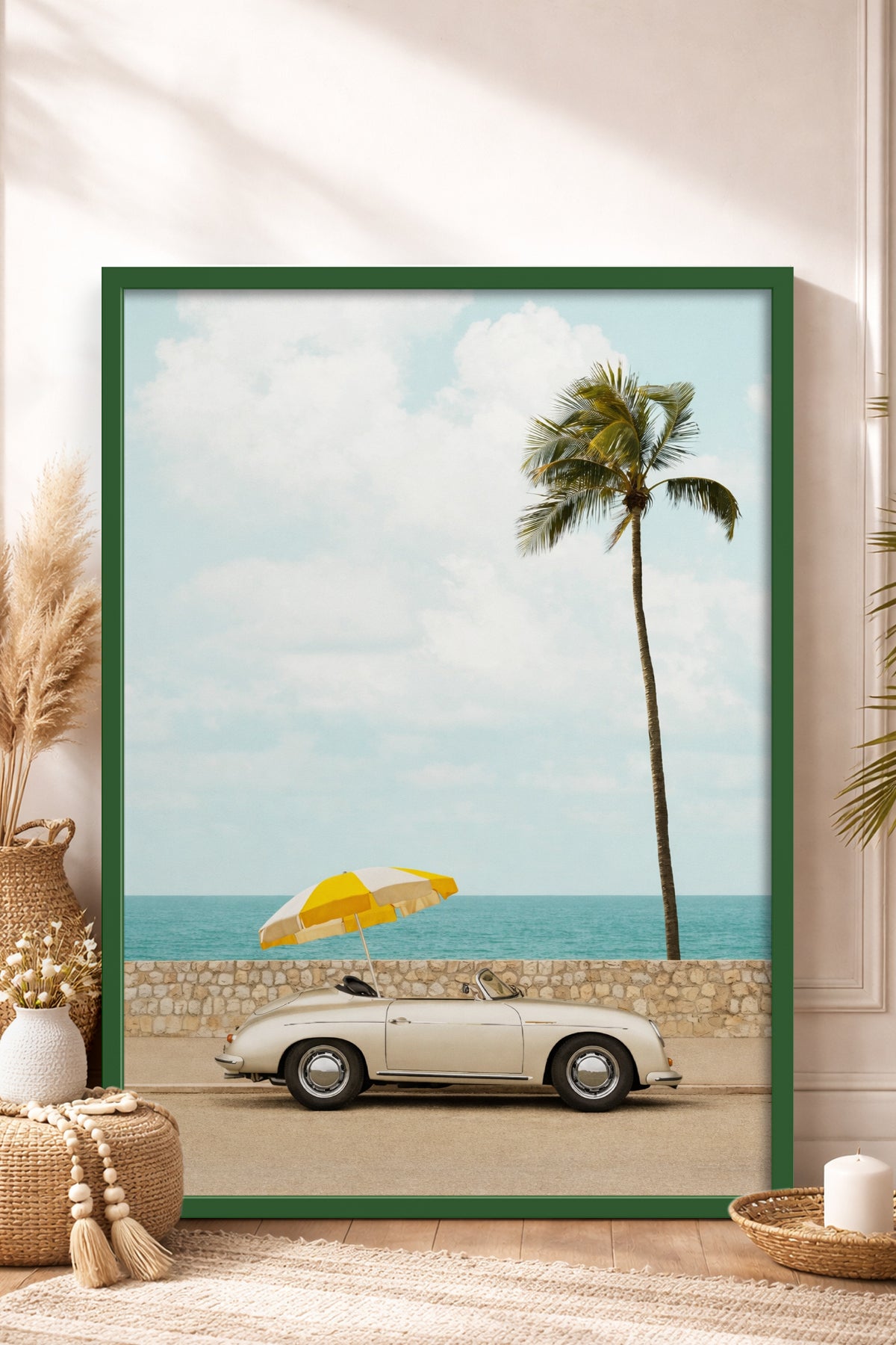 HOMEPACK Ahşap Çerçeveli Tablo Çerçeveli Poster Sanatsal Modern Duvar Dekoru BEK-8419