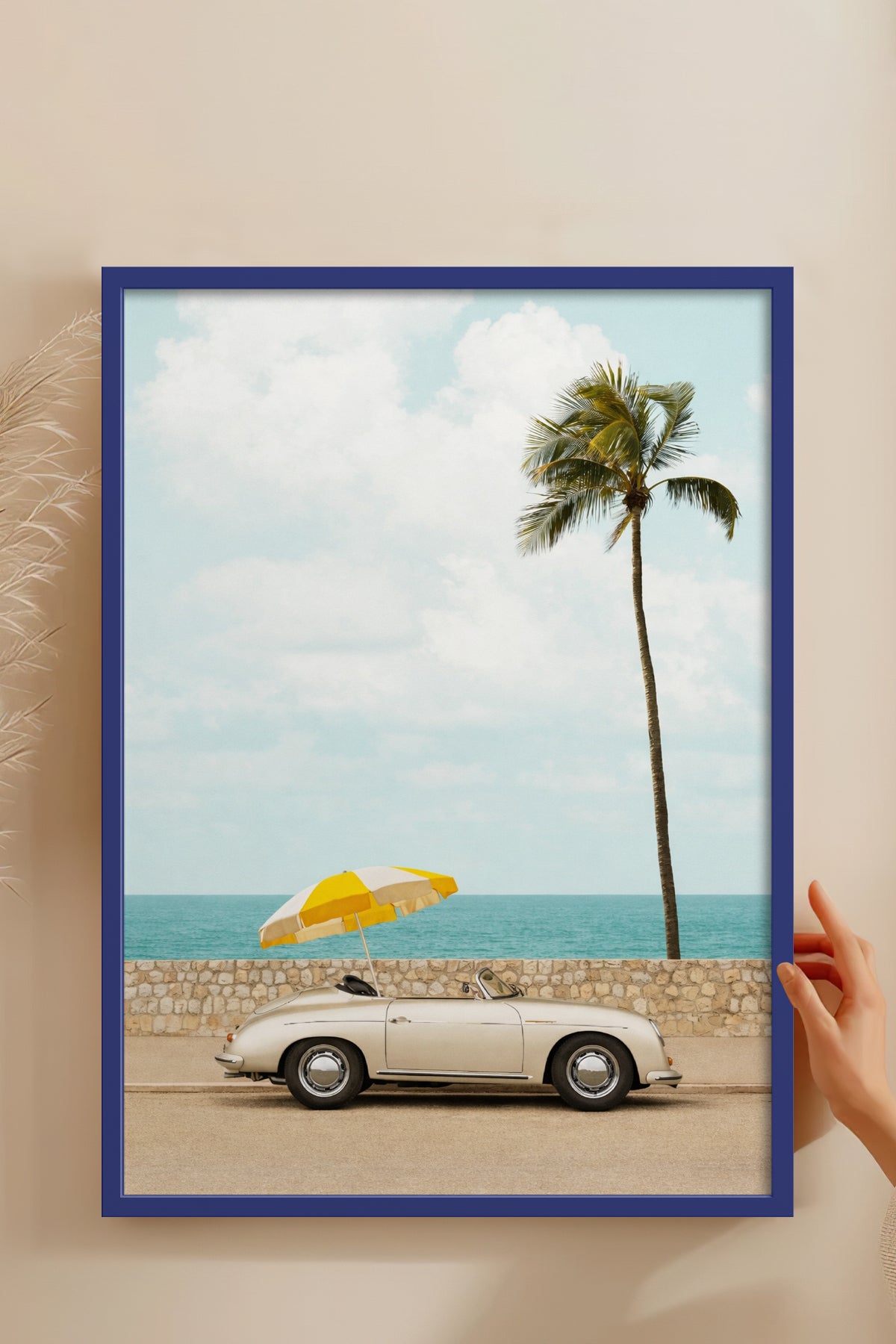 HOMEPACK Ahşap Çerçeveli Tablo Çerçeveli Poster Sanatsal Modern Duvar Dekoru BEK-8419