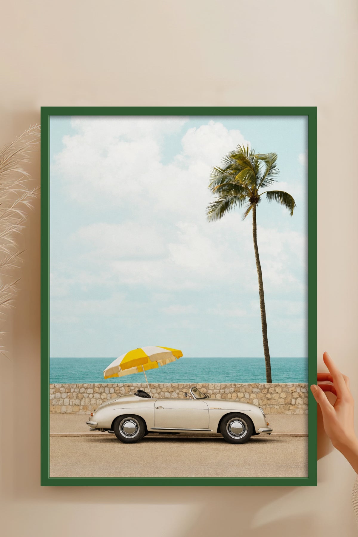 HOMEPACK Ahşap Çerçeveli Tablo Çerçeveli Poster Sanatsal Modern Duvar Dekoru BEK-8419