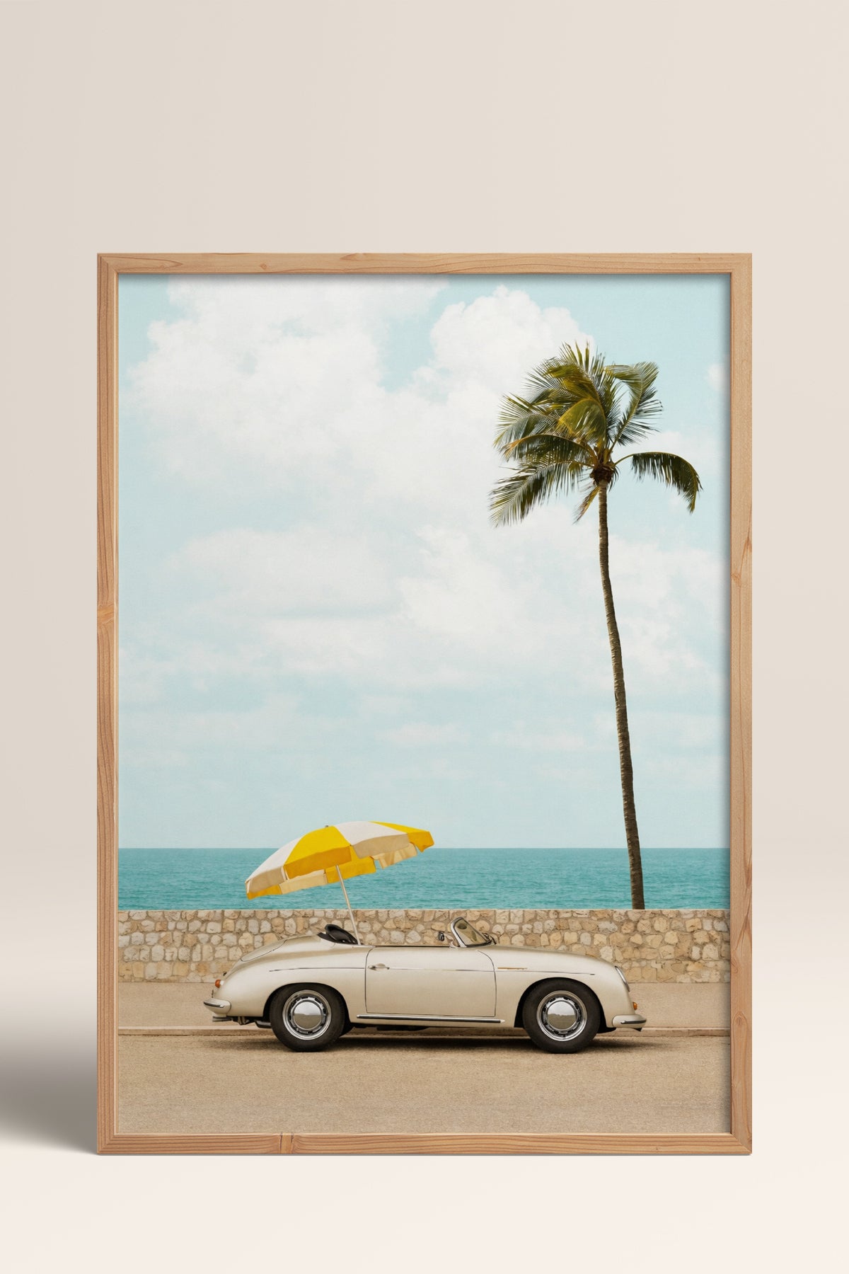 HOMEPACK Ahşap Çerçeveli Tablo Çerçeveli Poster Sanatsal Modern Duvar Dekoru BEK-8419