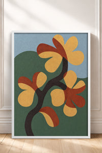 HOMEPACK Ahşap Çerçeveli Tablo Çerçeveli Poster Sanatsal Modern Duvar Dekoru BEK-8420