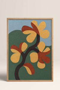 HOMEPACK Ahşap Çerçeveli Tablo Çerçeveli Poster Sanatsal Modern Duvar Dekoru BEK-8420