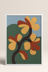HOMEPACK Ahşap Çerçeveli Tablo Çerçeveli Poster Sanatsal Modern Duvar Dekoru BEK-8420