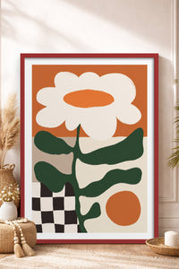 HOMEPACK Ahşap Çerçeveli Tablo Çerçeveli Poster Sanatsal Modern Duvar Dekoru BEK-8422