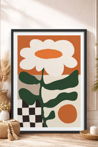 HOMEPACK Ahşap Çerçeveli Tablo Çerçeveli Poster Sanatsal Modern Duvar Dekoru BEK-8422