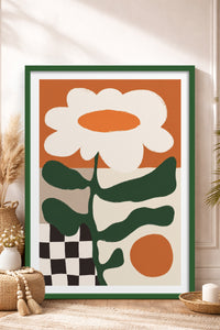 HOMEPACK Ahşap Çerçeveli Tablo Çerçeveli Poster Sanatsal Modern Duvar Dekoru BEK-8422