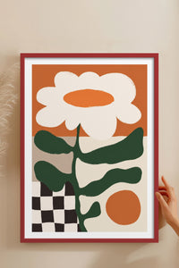 HOMEPACK Ahşap Çerçeveli Tablo Çerçeveli Poster Sanatsal Modern Duvar Dekoru BEK-8422