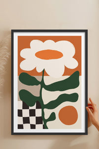 HOMEPACK Ahşap Çerçeveli Tablo Çerçeveli Poster Sanatsal Modern Duvar Dekoru BEK-8422