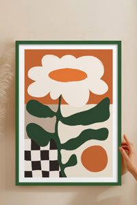 HOMEPACK Ahşap Çerçeveli Tablo Çerçeveli Poster Sanatsal Modern Duvar Dekoru BEK-8422