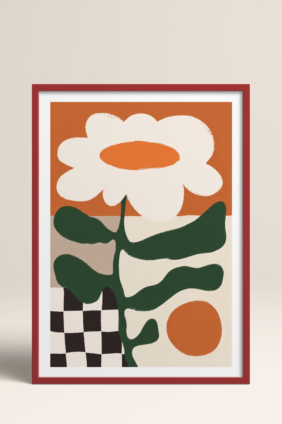 HOMEPACK Ahşap Çerçeveli Tablo Çerçeveli Poster Sanatsal Modern Duvar Dekoru BEK-8422