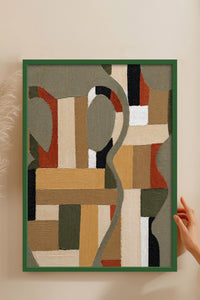 HOMEPACK Ahşap Çerçeveli Tablo Çerçeveli Poster Sanatsal Modern Duvar Dekoru BEK-8425