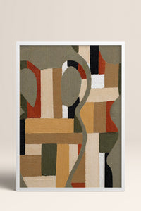 HOMEPACK Ahşap Çerçeveli Tablo Çerçeveli Poster Sanatsal Modern Duvar Dekoru BEK-8425