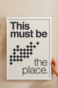 HOMEPACK Ahşap Çerçeveli Tablo Çerçeveli Poster Sanatsal Modern Duvar Dekoru BEK-8426