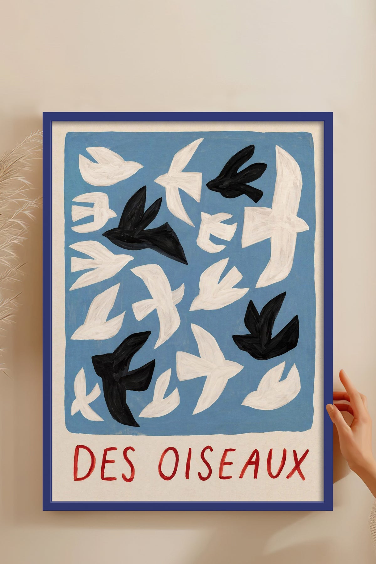 HOMEPACK Ahşap Çerçeveli Tablo Çerçeveli Poster Sanatsal Modern Duvar Dekoru BEK-8427