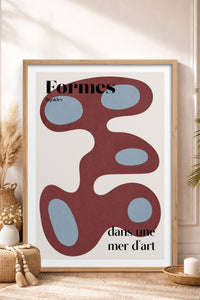HOMEPACK Ahşap Çerçeveli Tablo Çerçeveli Poster Sanatsal Modern Duvar Dekoru BEK-8428
