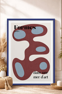 HOMEPACK Ahşap Çerçeveli Tablo Çerçeveli Poster Sanatsal Modern Duvar Dekoru BEK-8428