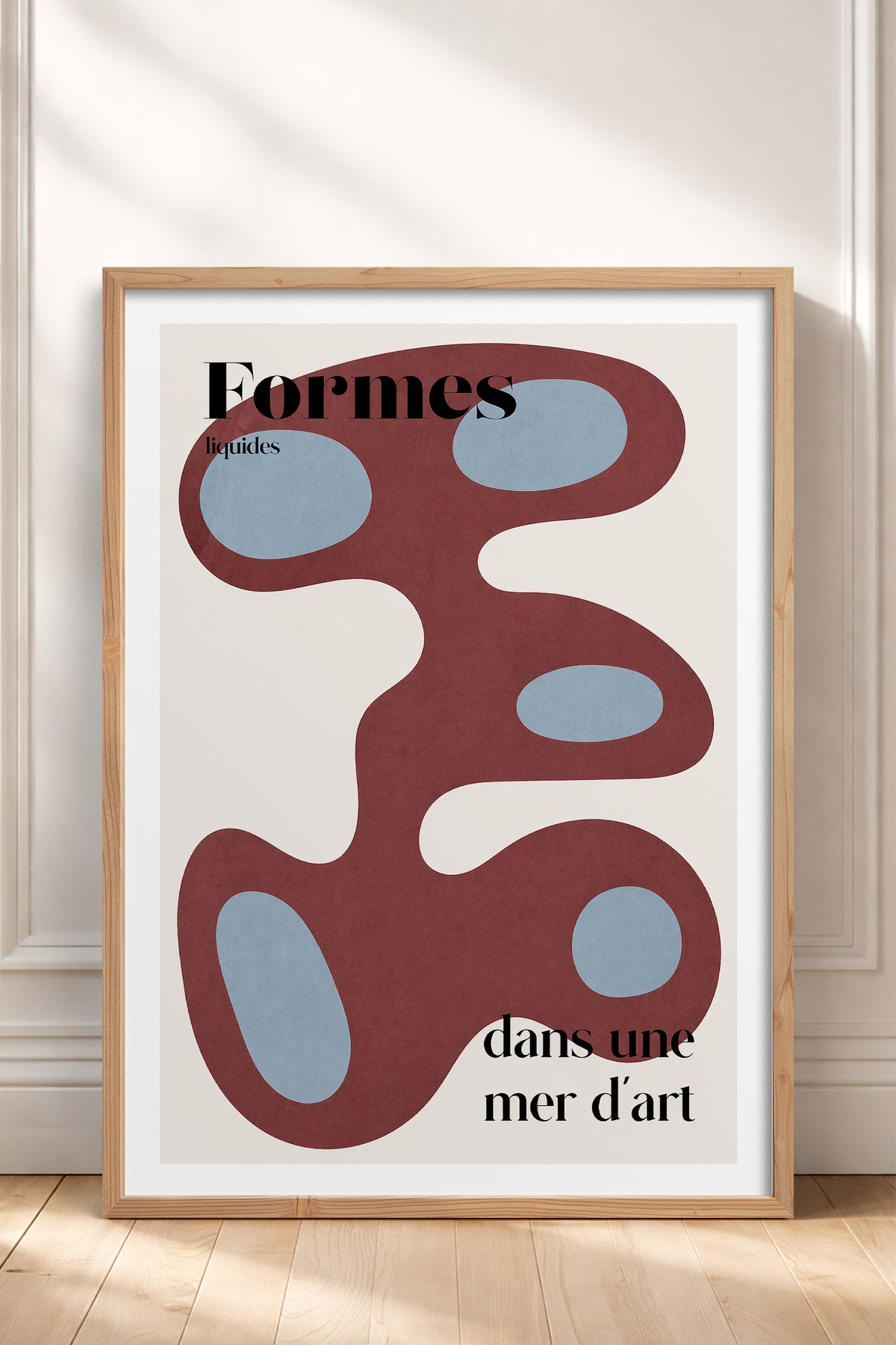 HOMEPACK Ahşap Çerçeveli Tablo Çerçeveli Poster Sanatsal Modern Duvar Dekoru BEK-8428