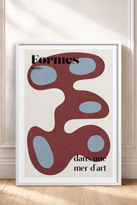 HOMEPACK Ahşap Çerçeveli Tablo Çerçeveli Poster Sanatsal Modern Duvar Dekoru BEK-8428