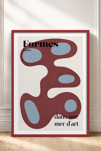 HOMEPACK Ahşap Çerçeveli Tablo Çerçeveli Poster Sanatsal Modern Duvar Dekoru BEK-8428