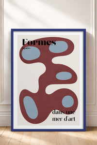 HOMEPACK Ahşap Çerçeveli Tablo Çerçeveli Poster Sanatsal Modern Duvar Dekoru BEK-8428