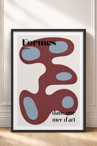 HOMEPACK Ahşap Çerçeveli Tablo Çerçeveli Poster Sanatsal Modern Duvar Dekoru BEK-8428