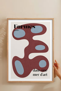 HOMEPACK Ahşap Çerçeveli Tablo Çerçeveli Poster Sanatsal Modern Duvar Dekoru BEK-8428
