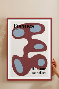 HOMEPACK Ahşap Çerçeveli Tablo Çerçeveli Poster Sanatsal Modern Duvar Dekoru BEK-8428