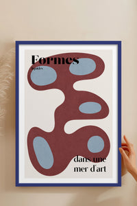 HOMEPACK Ahşap Çerçeveli Tablo Çerçeveli Poster Sanatsal Modern Duvar Dekoru BEK-8428