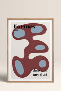 HOMEPACK Ahşap Çerçeveli Tablo Çerçeveli Poster Sanatsal Modern Duvar Dekoru BEK-8428