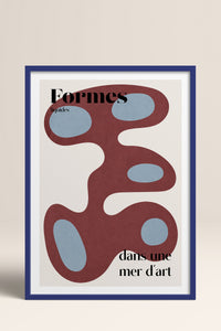 HOMEPACK Ahşap Çerçeveli Tablo Çerçeveli Poster Sanatsal Modern Duvar Dekoru BEK-8428