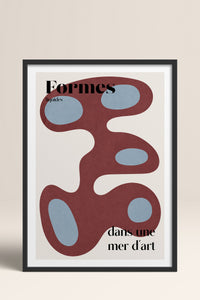 HOMEPACK Ahşap Çerçeveli Tablo Çerçeveli Poster Sanatsal Modern Duvar Dekoru BEK-8428
