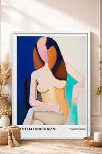 HOMEPACK Ahşap Çerçeveli Tablo Çerçeveli Poster Sanatsal Modern Duvar Dekoru BEK-8430