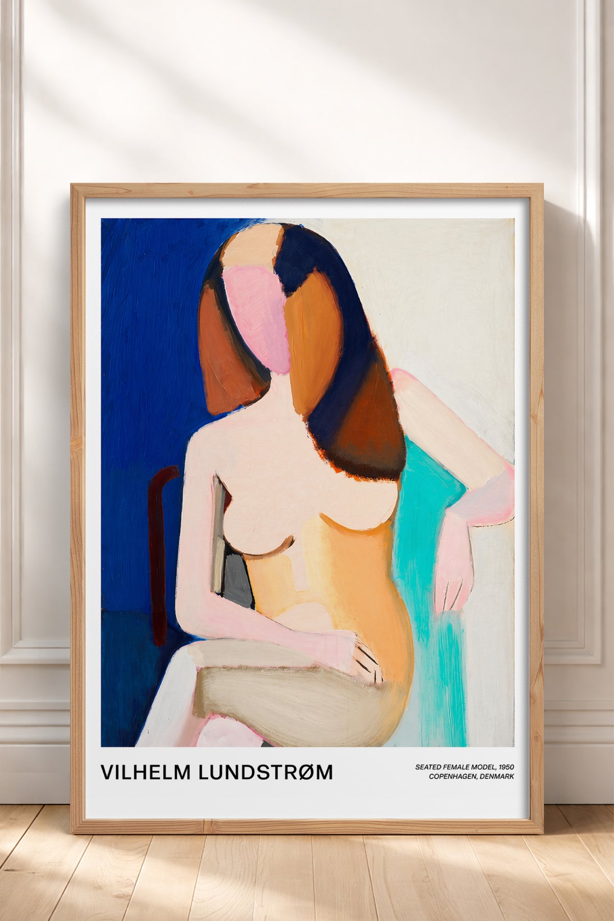 HOMEPACK Ahşap Çerçeveli Tablo Çerçeveli Poster Sanatsal Modern Duvar Dekoru BEK-8430