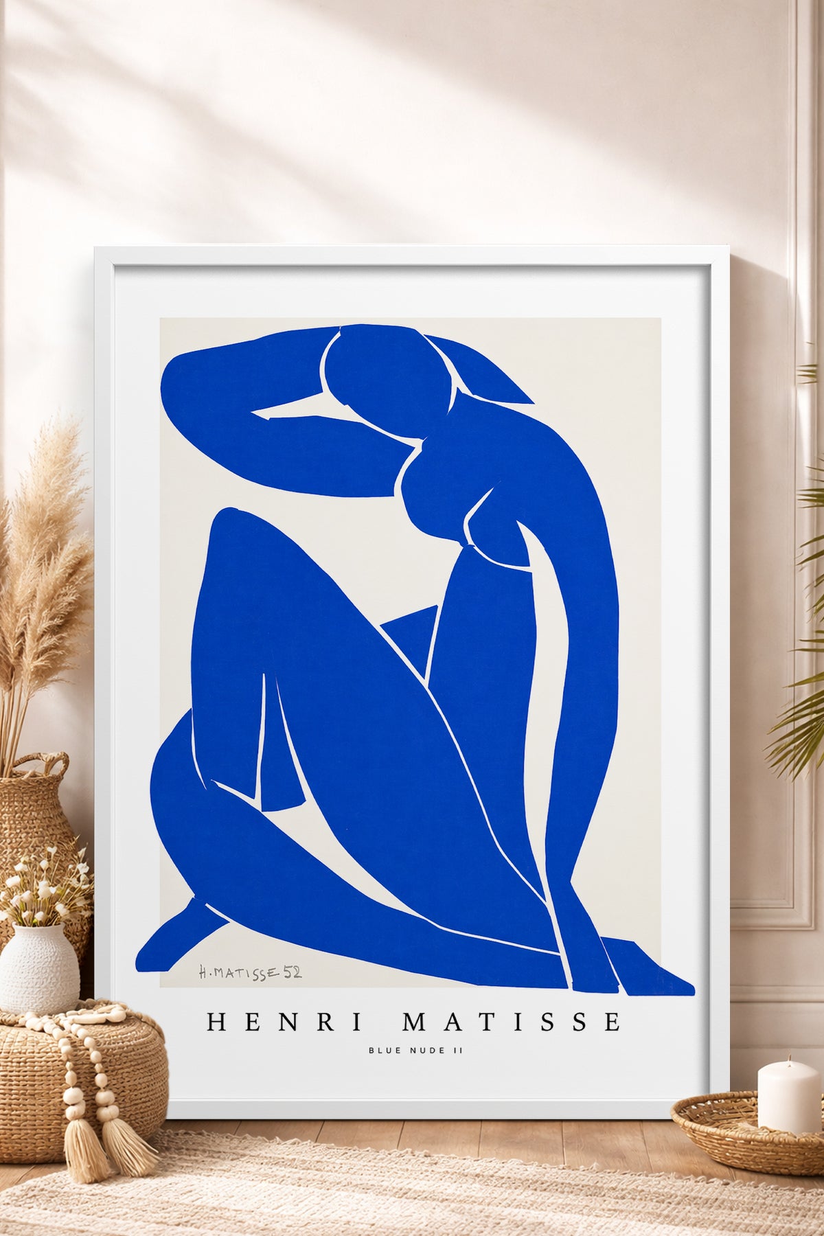 HOMEPACK Ahşap Çerçeveli Tablo Çerçeveli Poster Sanatsal Modern Duvar Dekoru BEK-8432