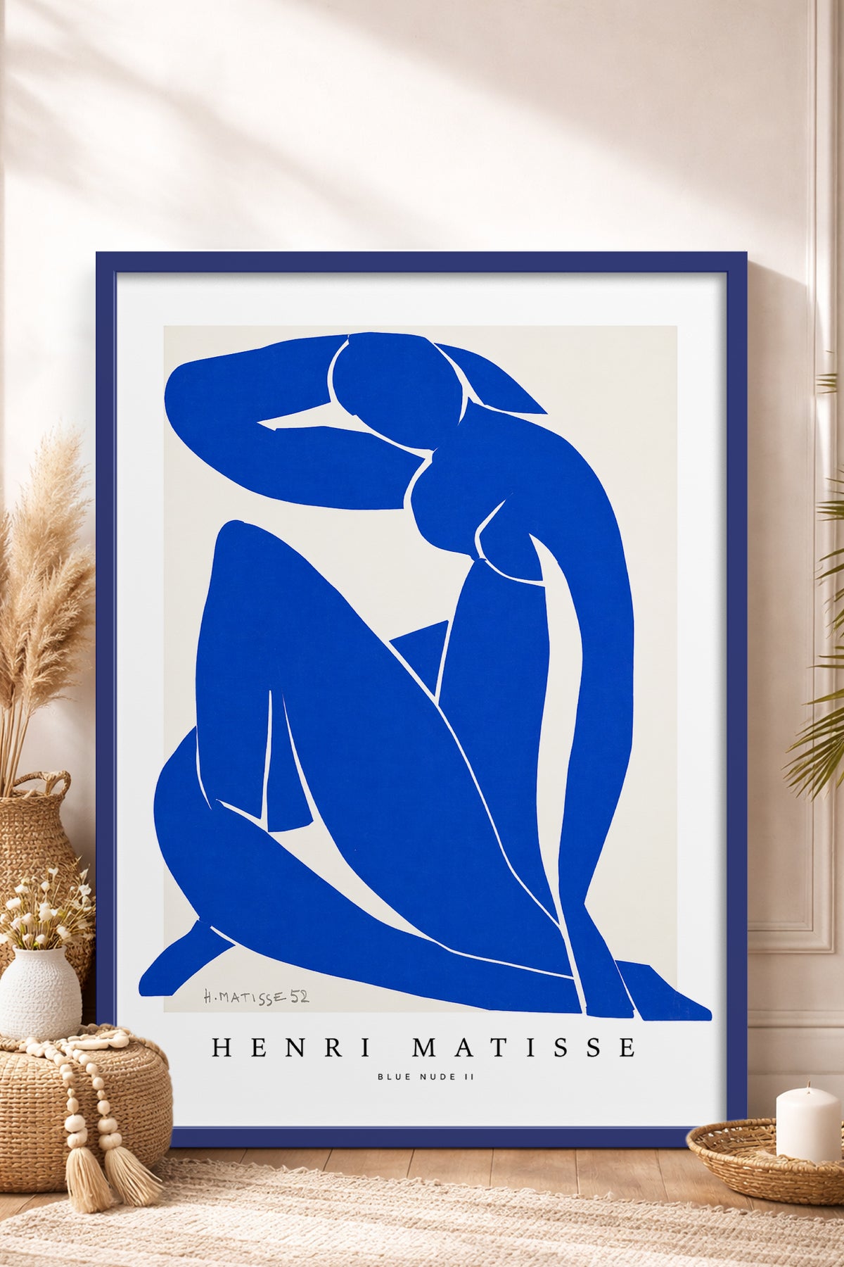 HOMEPACK Ahşap Çerçeveli Tablo Çerçeveli Poster Sanatsal Modern Duvar Dekoru BEK-8432