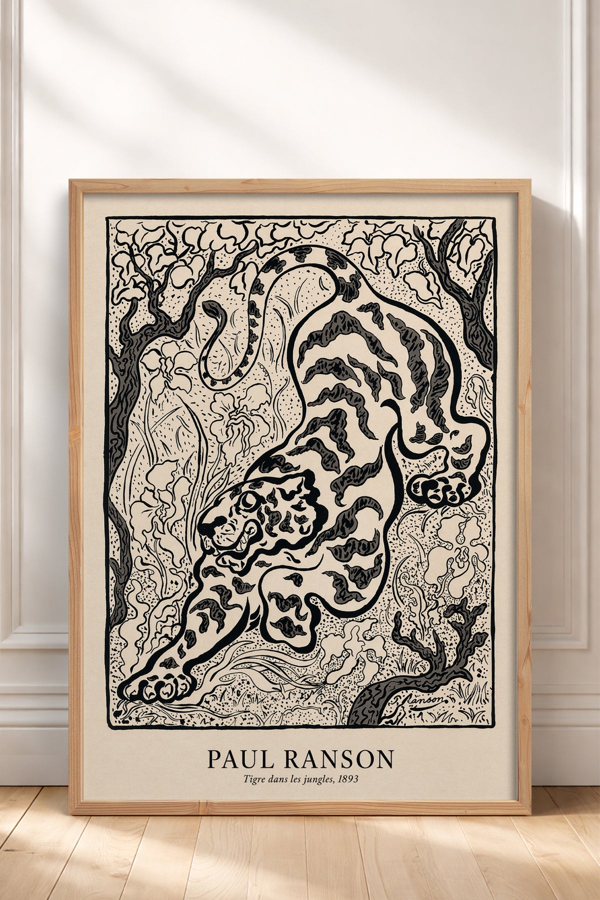 HOMEPACK Ahşap Çerçeveli Tablo Çerçeveli Poster Sanatsal Modern Duvar Dekoru BEK-8433