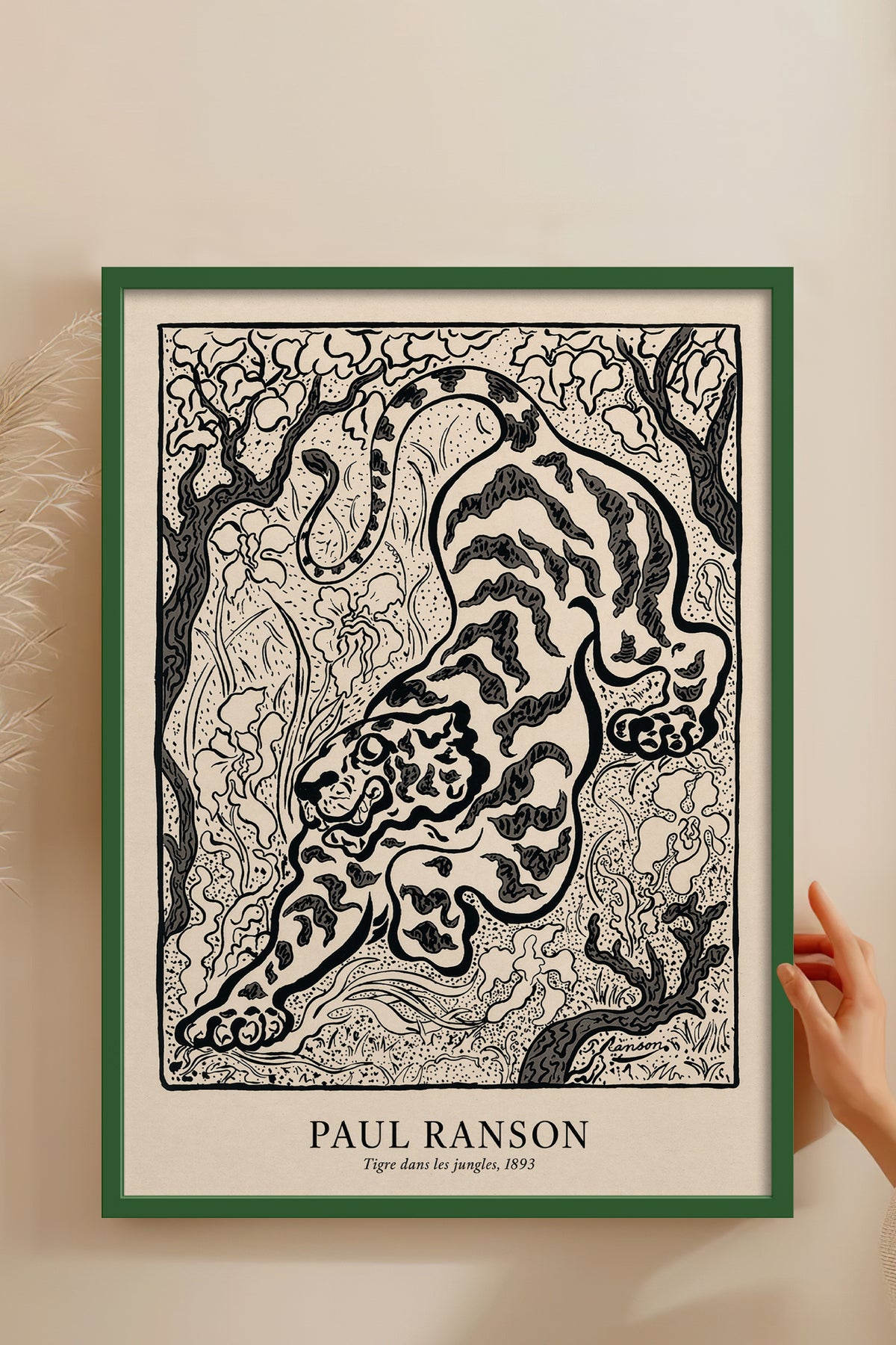HOMEPACK Ahşap Çerçeveli Tablo Çerçeveli Poster Sanatsal Modern Duvar Dekoru BEK-8433