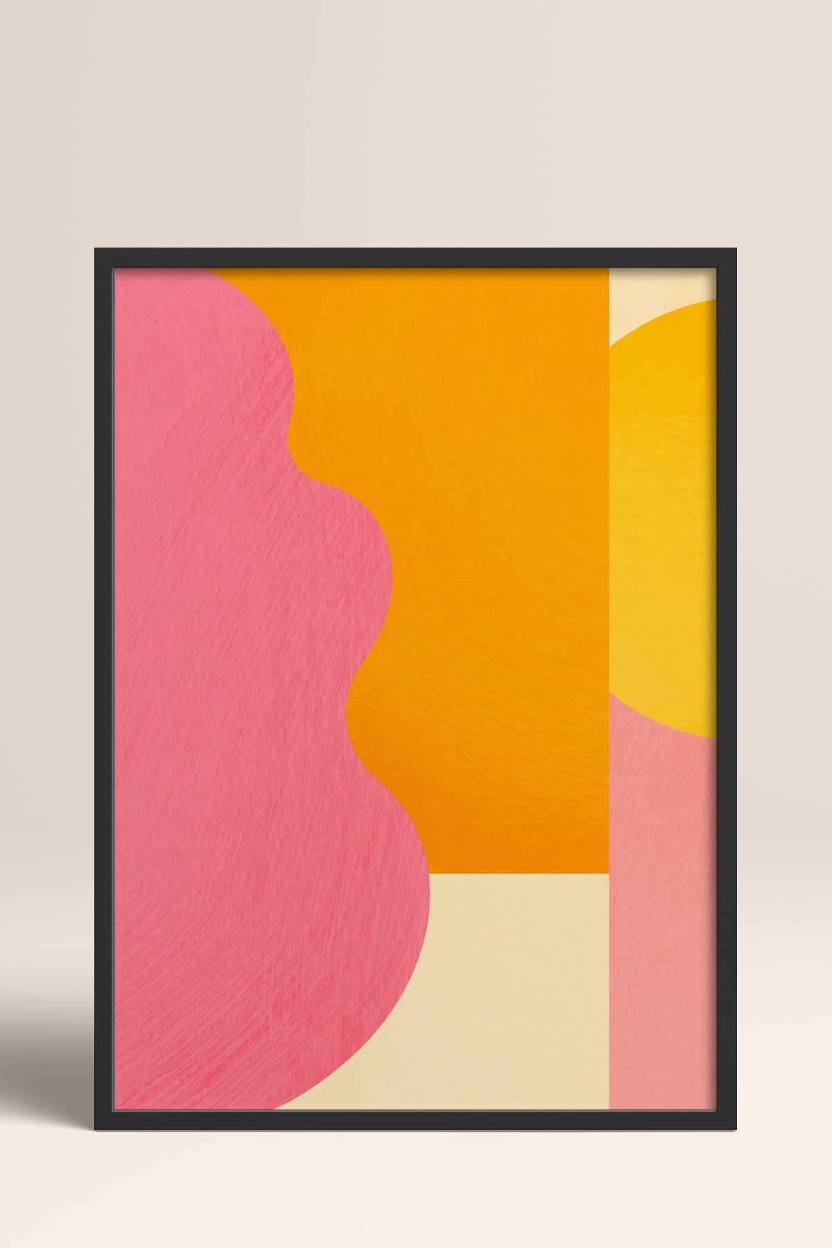HOMEPACK Ahşap Çerçeveli Tablo Çerçeveli Poster Sanatsal Modern Duvar Dekoru BEK-8434