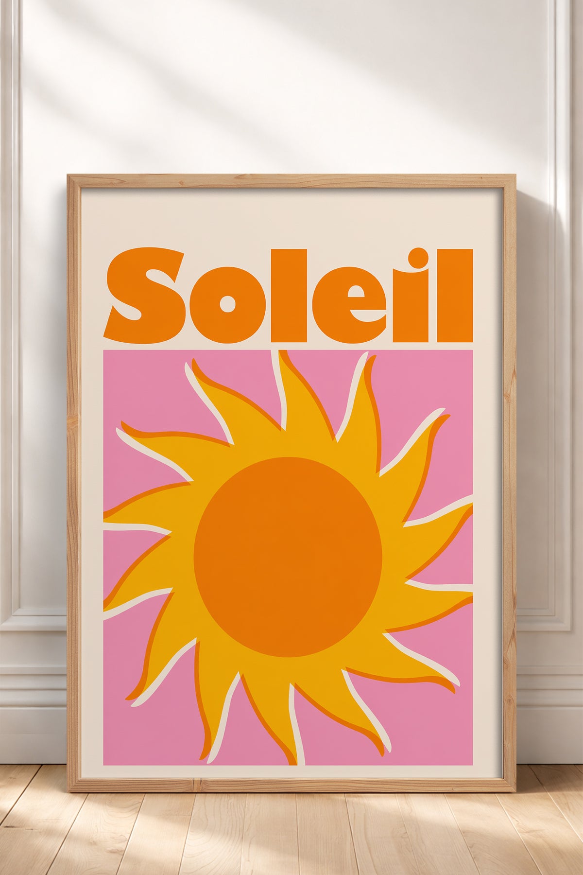 HOMEPACK Ahşap Çerçeveli Tablo Çerçeveli Poster Sanatsal Modern Duvar Dekoru BEK-8435