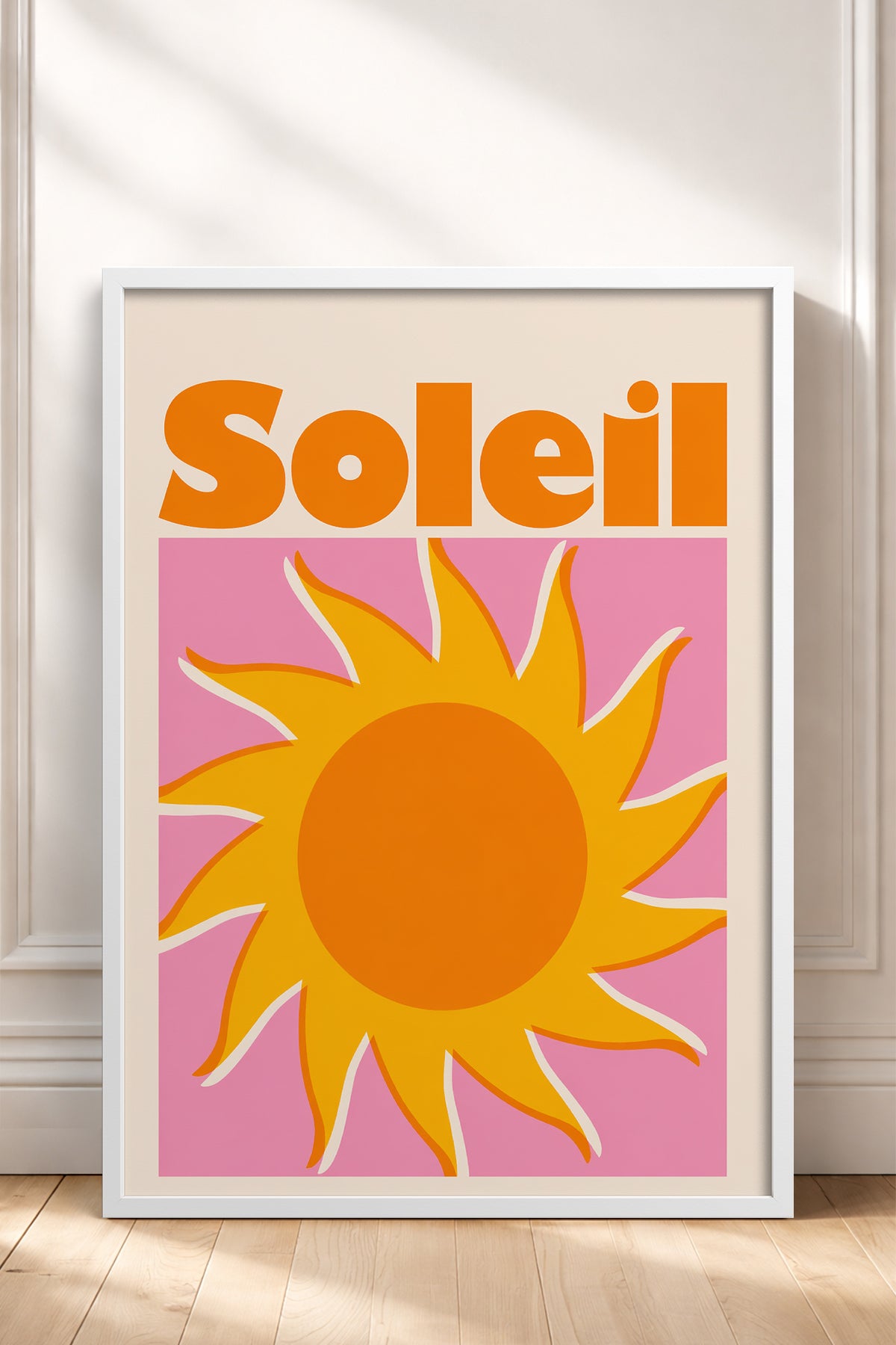 HOMEPACK Ahşap Çerçeveli Tablo Çerçeveli Poster Sanatsal Modern Duvar Dekoru BEK-8435