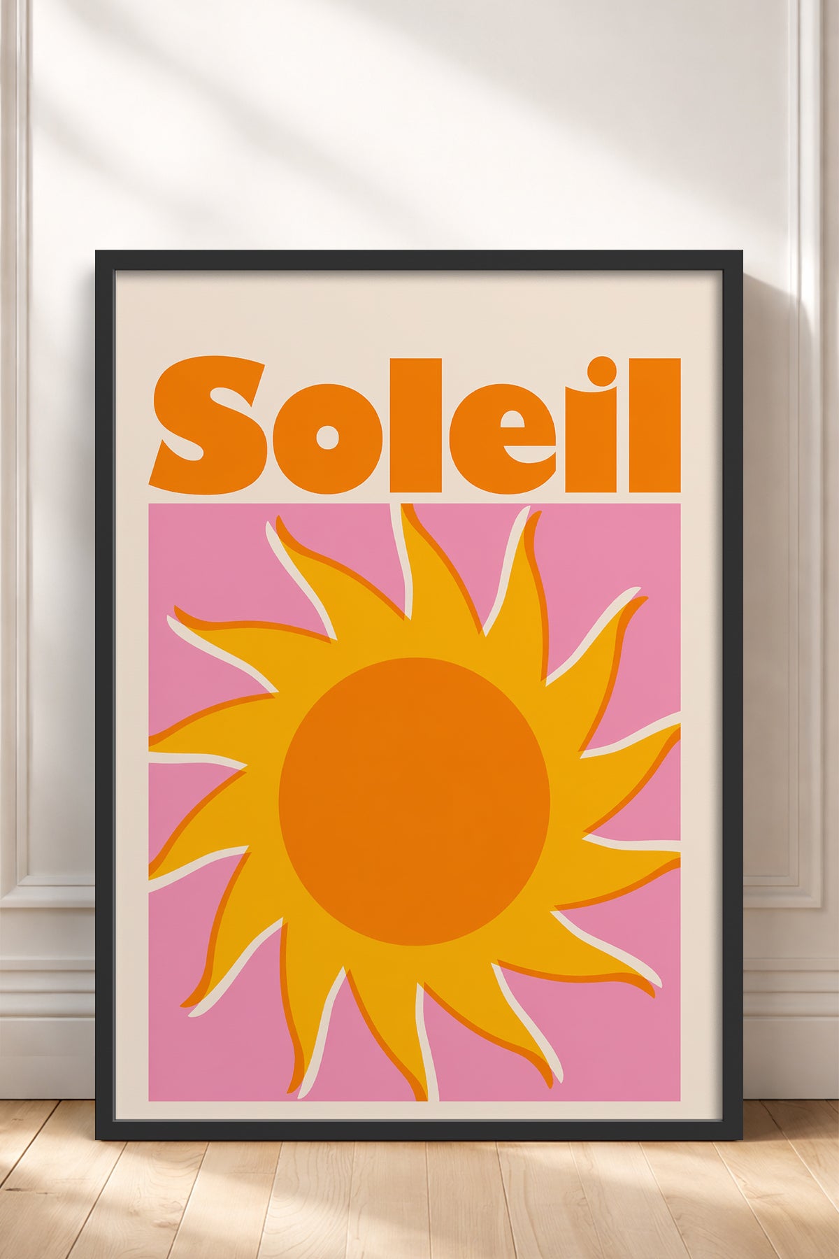 HOMEPACK Ahşap Çerçeveli Tablo Çerçeveli Poster Sanatsal Modern Duvar Dekoru BEK-8435