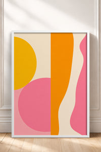HOMEPACK Ahşap Çerçeveli Tablo Çerçeveli Poster Sanatsal Modern Duvar Dekoru BEK-8436