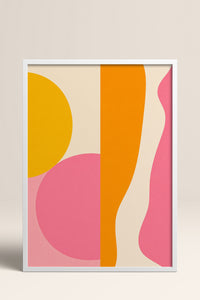 HOMEPACK Ahşap Çerçeveli Tablo Çerçeveli Poster Sanatsal Modern Duvar Dekoru BEK-8436