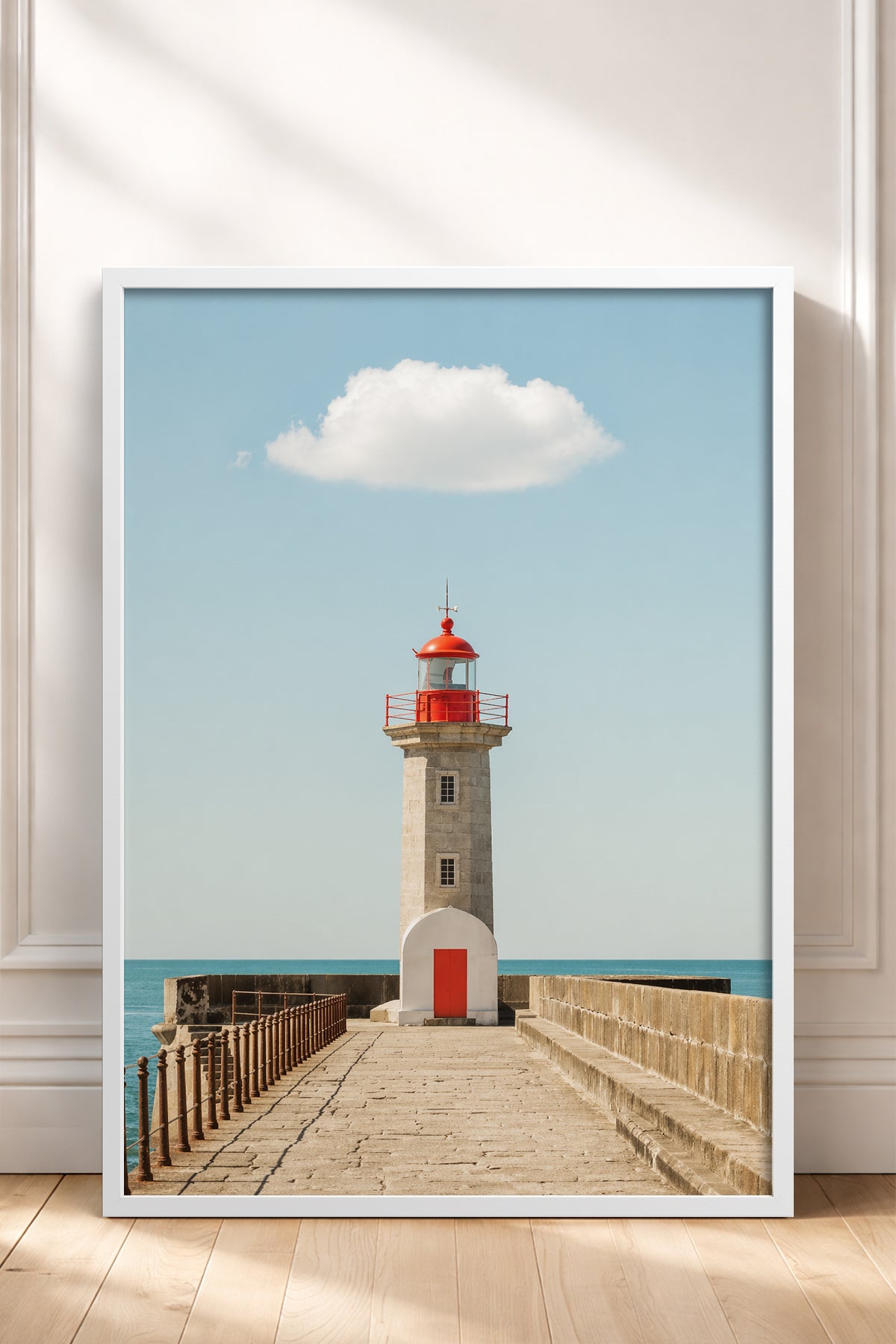 HOMEPACK Ahşap Çerçeveli Tablo Çerçeveli Poster Sanatsal Modern Duvar Dekoru BEK-8437
