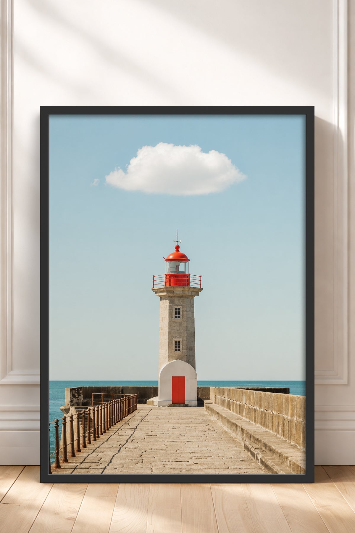 HOMEPACK Ahşap Çerçeveli Tablo Çerçeveli Poster Sanatsal Modern Duvar Dekoru BEK-8437